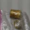 KALLORY 50Pcs Mini Cake Packaging Boxes with Lids, Round Moon Cake Dessert Containers with Gold Base Tray, Small Cupcake Muffin Pastry Holders for Party Favor and Bakery Use