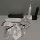 Aquasonic Duo - Dual Handle Ultra Whitening 40,000 VPM Wireless Charging Electric ToothBrushes - 3 Modes with Smart Timers - 10 Dupont Brush Heads & 2 Travel Cases Included