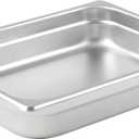 Winco Anti-Jam Half X 2-1/2", 2.5" Deep, Stainless Steel