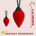 2 x Teacher Ornament - Teacher Christmas Ornaments for Tree - Teachers Gifts for Women - Teachers Daycare Provider Christmas Ornaments 2025 - Teaching Gifts - Teaching Crochet Ornament & Card