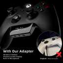 Bluetooth 5.2 Wireless Audio Adapter for Xbox One, Xbox Series X|S and Elite 2 Controller, Xbox Mic Adapter with Screen Supports Low Latency