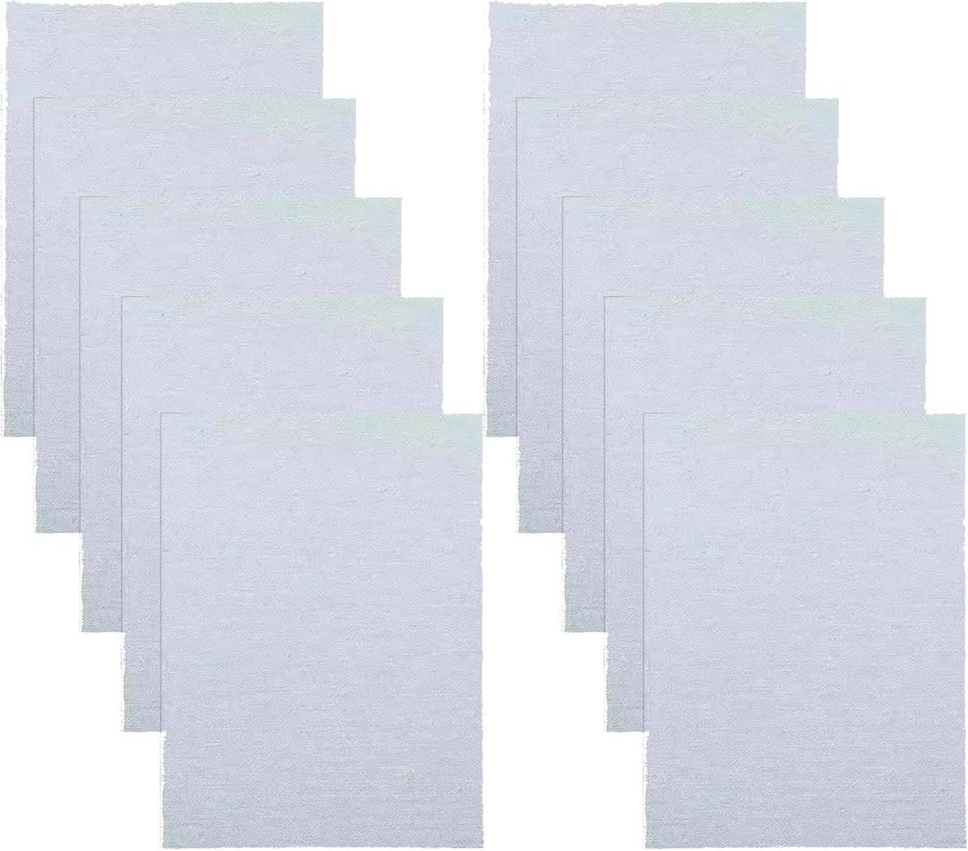 10 Pcs Twill Self-Adhesive Patches Jeans, for Inside Jeans & Clothing Repair, Hole Repairing and Decoration (Color : Blue 3)