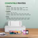 Remanufactured Ink Cartridges Replacement for HP Ink 63 63XL Compatible with OfficeJet 3830 4650 4655 5255 5258 5200 Envy 4510 4520 DeskJet 1110 3630 Printer (1 Black,1 Tri-Color)