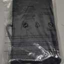 Under Grill Mat 48 30 Inch for Outdoor Charcoal, Flat Top, Smokers, Gas Grills.Oil-Proof and Water-Proof BBQ Cvtayn Fireproof Mat Protects Deck Grass, Indoor Fireplace Mat (Black)