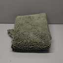 LOCHAS Luxury Bathroom Rug Shaggy Bath Mat 24 x 70 Inch, Washable Non Slip Bath Rugs for Bathroom Shower, Soft Plush Chenille Absorbent Carpets Mats, Sage Green