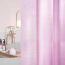 Dreamy Pink Sparkle Shower Curtain Extra Long 72 x 84 inch, Waterproof Glitter PEVA Shower Curtain Liner with 3 Large Magnets, Luxury Shimmery Bathroom Lightweight Shower Curtain Rose Pink (72"W x 84"L (Pack of 1)