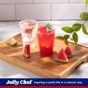 JOLLY CHEF 7 oz Clear Plastic Cups,7 Ounce Small Disposable Cups, Cold Party Drinking Tumblers for Tasting, Drinking and Party