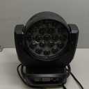 19x15W Zoom Beam Wash Moving Head Light for Stage Lighting Effect with RGBW 4in1 LED and DMX Control Dj Disco and Nightclub (1Pack) (Color Mixing)