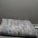 Dripex Faux Rabbit Fur Area Rugs, Coastal Blue 150 inch x 212inch  Soft Fluffy Rug Non-Shedding Bedroom Carpet for Living Room Kid/Laundry Room Kitchen, Washable Rugs Non-Slip & Sturdy Floor Mats for Home