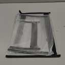 Clear Makeup Bags, 3 Pack Small Waterproof Cosmetic Toiletry Bags with Zipper, PVC Clear Travel Bags for Women and Men Travel Airport Organizing, Black