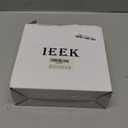 IEEK Acrylic Luncheon Napkin Holder,Decorative Napkin Tray for Dining Table and Kitchen,Clear Flat Napkin Holders Tissue Dispenser,7.1 x 7.1 x 2.6 inches