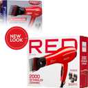 Kiss Products Red Detangler Dryer Plus 3 Attachments, 1.75 Pound