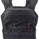 Tactical Molle Vest Breathable Combat Training Vest 1000D Oxford Cloth Outdoor Hunting Air Soft Vests Sports Equipment Weight-Bearing Shoulder Strap Vests