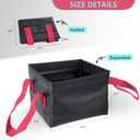 HOUSE AGAIN Grill Brush Bristle Free + Collapsible Water Bucket, Safe BBQ Outdoor Grill Accessories Cleaning Brush Scraper with Durable Dunk Tank for Great Value Bundle/Ideal for Dad