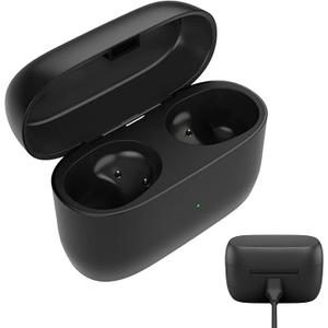 Threeeggs Charging Case for Jabra Elite 85t, Charger Station Charge Box Cradle for Jabra Elite 85t Earphones 700mAh, Black