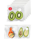 Vixino Vacuum Sealer Bags, 10 Reusable Vacuum Sealer Bags for Food, BPA-Free, Meal Prep and Sous Vide Cooking, Works for Handheld Sealer and Vac Sealer Machine with External Vacuum Systems, Small