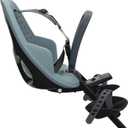 Thule Yepp 2 Mounted Child Bike seat, Adjustable footrests, 5-Point Harness and Easy to Mount Design
