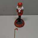 innodept12 Christmas Nutcracker with Rotating Train Decoration - LED Light and Musical Nutcracker Figurine for Tabletop Display, Holiday Ornament for Home and Gifts, Battery Operated, 9.6 Inches Tall