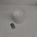 Eywamage 3 Wick Clear Glass Flameless Candle with Remote, Large Flickering LED Battery Pillar Candle  6" H 6"