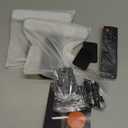 FULEN 2 Pack Picture Lights for Wall, Art Lights for Painting, Battery Operated Wall Sconce Rechargeable, LED Wall Light Cordless with Remote, Frame, Gallery, Dartboard Lights No-Drill, Black