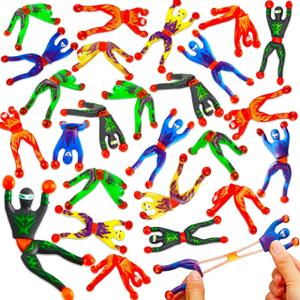 35PCS Sticky Wall Climbers Sticky Hands Ninja Party Favors for Kids 3-5 4-8 8-12 Birthday Summer Goodie Bag Stuffers Classroom Treasure Box Toys Carnival Prizes Bulk Treat Gift Trinkets Pinata Fillers
