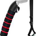 KOUNATSURI Car Handle Assist for Elderly Car Door Handle Multifunction Handle Car Door Latch Handle for Seniors and Handicapped(Red)