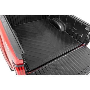 Rough Country Truck Bed Mat for Toyota Tundra (2022-2026) Fits 5'7" Bed, Tear-Resistant Heavy-Duty Rubber, Non-Slip Protection