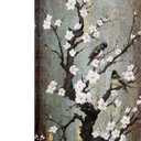 KREATIVE ARTS Graceful Birds on Plum Blossom Trees Canvas Wall Art - Giclee Floral Prints for Living Room & Bedroom Decor - Large 20x40 inch Vertical Artwork