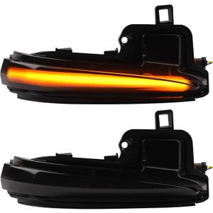 [2pcs] Side Mirror Turn Signal Lights for Toyota Tacoma 2016-2023/2019-2024 RAV4, LED Sequential Dynamic Indicator Strip Lamps Replacement for 8174058010