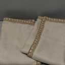 MIULEE Pack of 2 Decorative Throw Pillow Covers Modern Farmhouse Outdoor Pillow Covers Neutral Linen Burlap Cushions for Couch Bed Living Room Sofa, Natural White 18 x 18 inches 45 x 45 cm