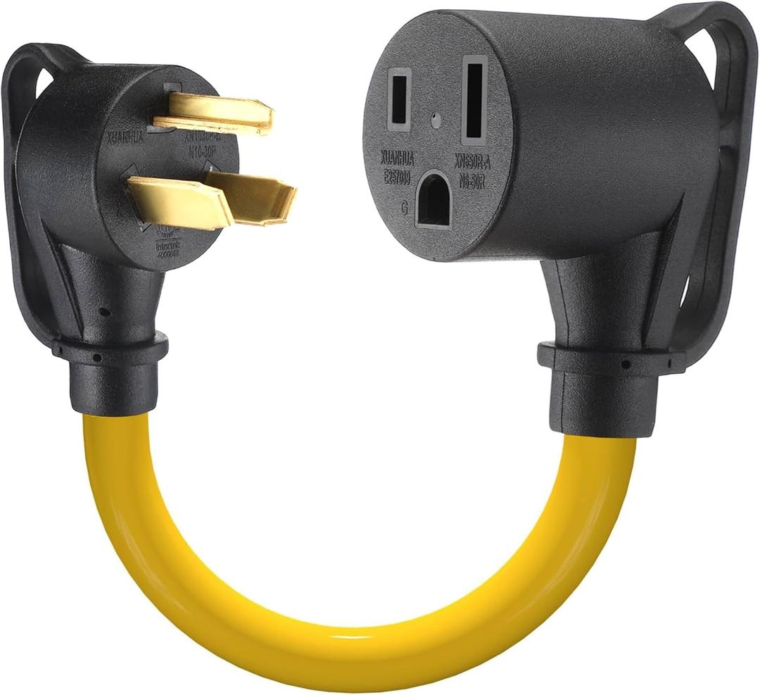 Welding Machine Plug Adapter,NEMA 10-30P to 6-50R Welding Machine Adapter Cable,Dryer 30 Amps to Welding Machine 50 Amps Adapter Cable 250V 10AWG,Suitable for Electric Welding Machine EV Charger