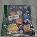 Tenare 24 Sheets Space Stickers for Kids Solar System Astronaut Mix and Match Outer DIY Outer Wall Make Your Own Sticker for Kids Educational Learning Birthday