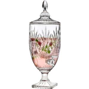 Godinger Iced Beverage Dispenser, Dublin Crystal Collection - 1 Gallon