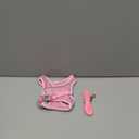 JUFOO XS Pink Soft Mesh Dog Harness and Leash Set,No Escape Puppy Harnesses for Training Walking， Reflective Adjustable Puppy Vest for Small Medium Dogs, Cats (Pink, XS)
