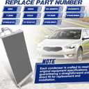 Air Conditioning A/C Condenser Compatible with Hyundai Sonata 11-14 Azera Kia Cadenza Optima # 3888, 976063S161, HY3030143, 976063R001