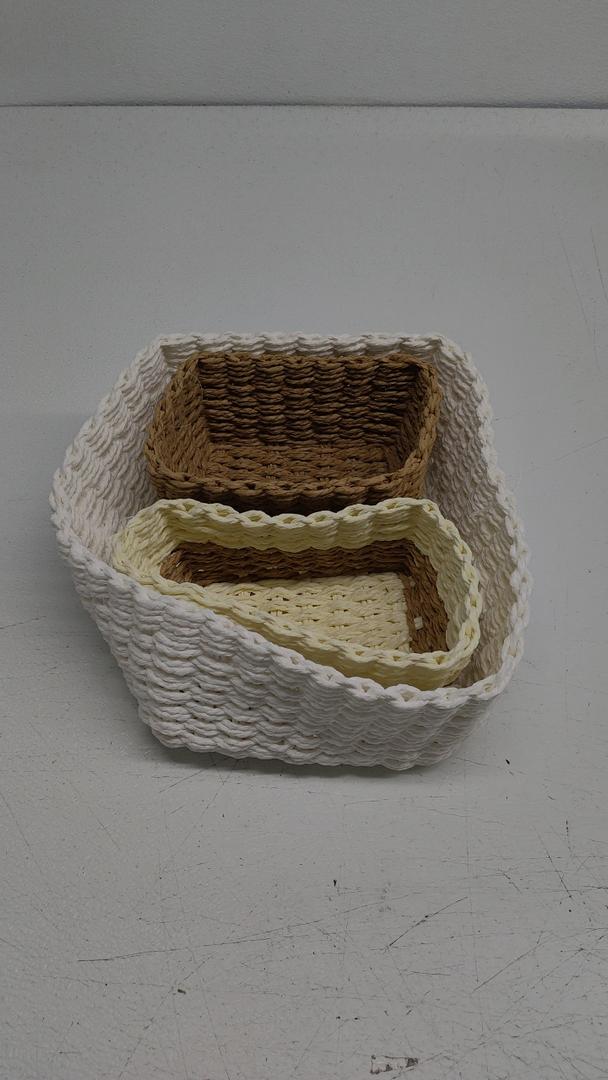 Home Decor Set Baskets 3pcs