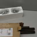 KAMANINA 1 Inch Double Curtain Rods 72 to 144 Inches (6-12 Feet) Telescoping Heavy Duty Drapery Rod for Windows 66 to 120, Netted Texture Finials, Antique Bronze