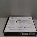 NearMoon Rain Shower Head, High Flow Stainless Steel Square Rainfall Shower, Waterfall Bath Shower Body Covering, Ceiling or Wall Mount (16 Inch, Matte Black)