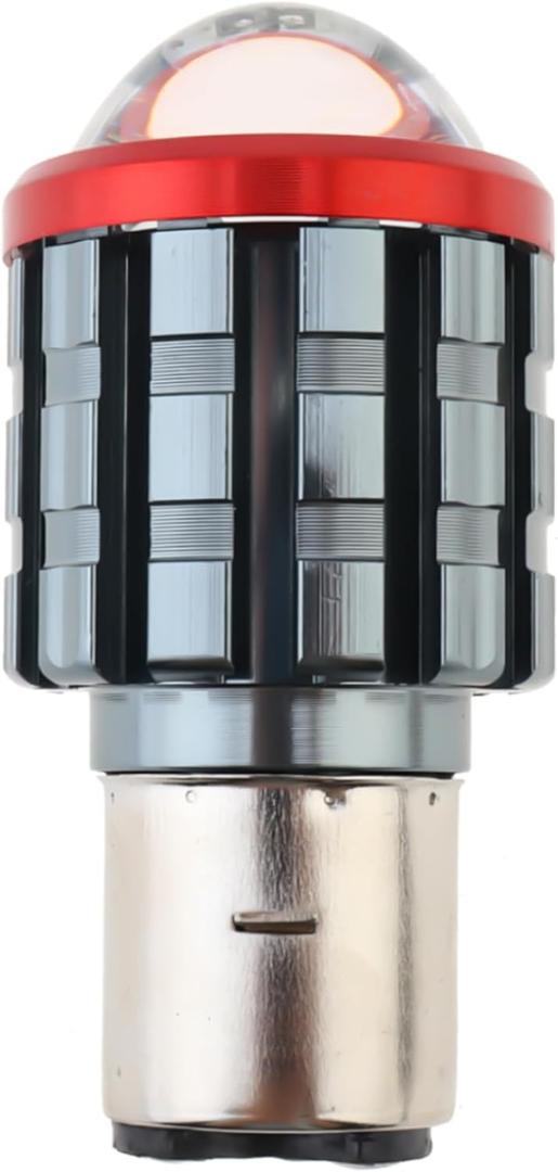 Windance BA20D LED Headlight Bulb High/Low Beam Yellow/White Double Color DRL Driving Running Lamp 9-85V 6500K for Motorcycles/Electric Bike/Scooters/ATV/Pit Bike