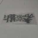 Halloween Decorations Happy Halloween Metal Sign Gothic Wall Decor with Bats and Witches Decor Black Hanging Yard Sign Metal Word Wall Art for Front Door Window Haunted House, 15.7 Inch