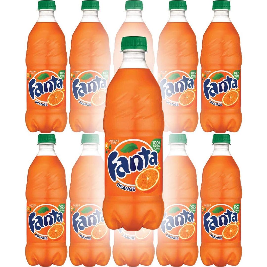 Fanta Orange Soda, 20 Fl Oz Bottle (Pack of 24) BBD:02-09-26