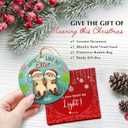 10 x Otter Couple Christmas Ornament 2025 - Love Like No Otter Ceramic Ornament for Christmas Tree, Couple Gifts for Him & Her, Newlyweds, Just Married Keepsake, Ideas