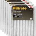 Filtrete Clean Living Basic Dust Filter, MPR 300, 16 x 25 x 1-Inches 6-Pack