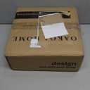 OAKOA Concrete Decorative Bowl - White Large Decorative Bowls for Home Decor - Coffee Table Bowl Decor - Scalloped Ruffle Centerpiece Bowl