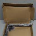 4 Pack - L 11" x H 6" x W1.5, 5mm Thick Black L Shelf Bracket, Iron Shelf Brackets, Metal Shelf Brackets, Floating Shelf, Shelf Supports with Screws