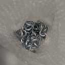 Moxweyeni 30 Pcs Chain & Fittings Repair and Lap Link, Tire Chain Repair Links Metal Connector, Zinc Plated (1/4" X 1-1/4")