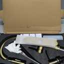 Kitchen Faucets with Soap Dispenser Pull Down Sprayer, Gold