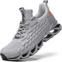 TSIODFO Women's Sneakers Athletic Sport Running Tennis Walking Shoes (7.5, Light Grey 01)