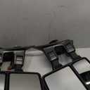 Towing Mirrors Left & Right Pair Set For 99-07 F-250 F-350 F-450 F-550 SUPER DUTY, 01-05 Excursion, POWER HEATED,AMBER SIGNAL Light, BLACK Mirror LH RH Driver Passenger Door Replacement