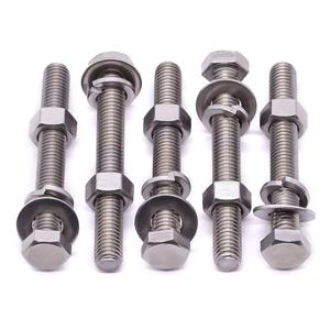 (4 Sets) M12-1.75 x 90mm Hex Bolt Kit, 304 Stainless Steel (18-8), Includes Hexagon Head Screws and Nuts, Flat & Lock Washers, Full Coarse Thread, for Machinery, Automotive, DIY